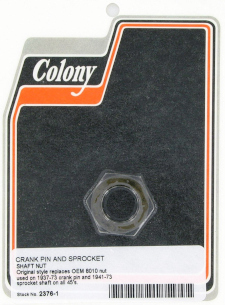 CRANK PIN & SPROCKET SHAFT NUT